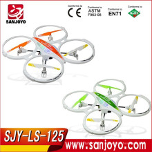 Roulant sur Skyhunter axe 2.4GHz Gyro RC Quadcopter Drone w / appareil photo extérieur vidéo Spy photo 250 pieds gamme SJY-LS-125